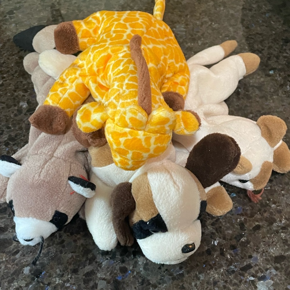 TY Plush Toy - Cream and Brown